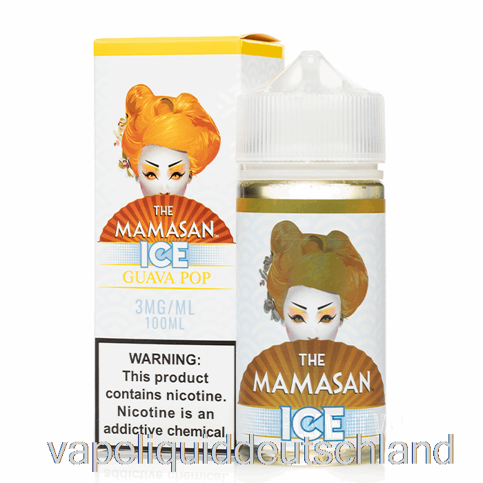 Ice Guava Pop – Das Mamasan E-Liquid – 100 Ml, 3 Mg Vape-Flüssigkeit